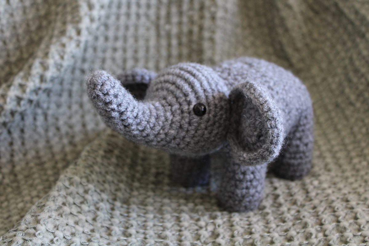 Handmade Crochet Elephant
