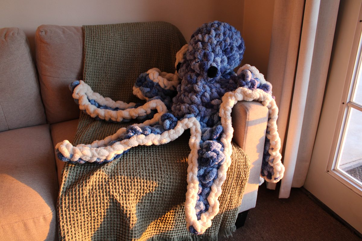 Handmade Giant Octopus Plushie image 2